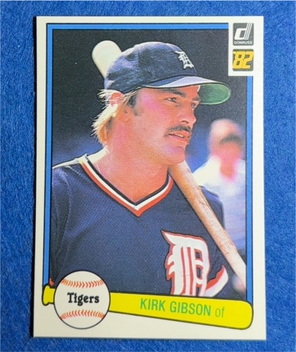 1982 Donruss #407 Kirk Gibson — front