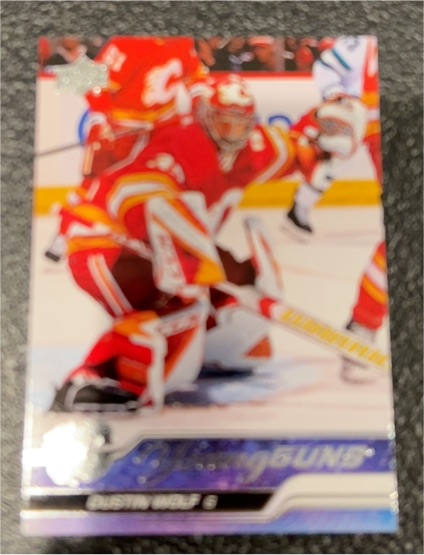 2023-24 Upper Deck Young Guns #210 Dustin Wolf — front