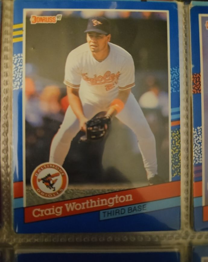 1991 Donruss #293 Craig Worthington — front