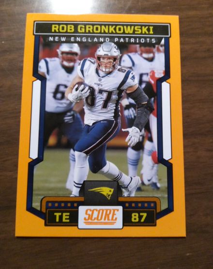 2023 Panini Score Football #286 Rob Gronkowski — front