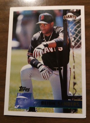 1996 Topps #315 Deion Sanders — front