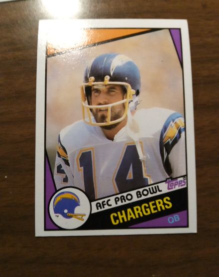 1984 Topps #179 Dan Fouts — front
