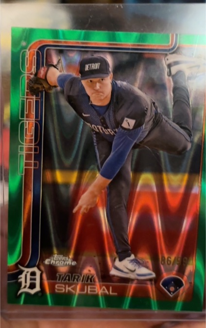 2025 Topps Chrome #258 Tarik Skubal — front