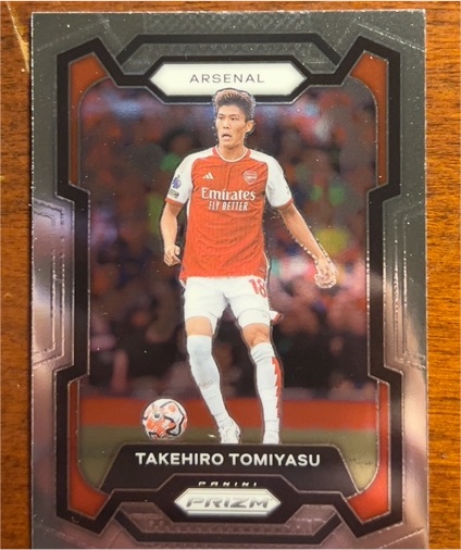 2023 Panini Prizm Premier League #31 Takehiro Tomiyasu — front