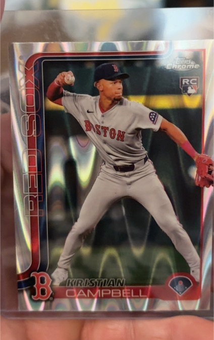 2025 Topps Chrome #171 Kristian Campbell — front
