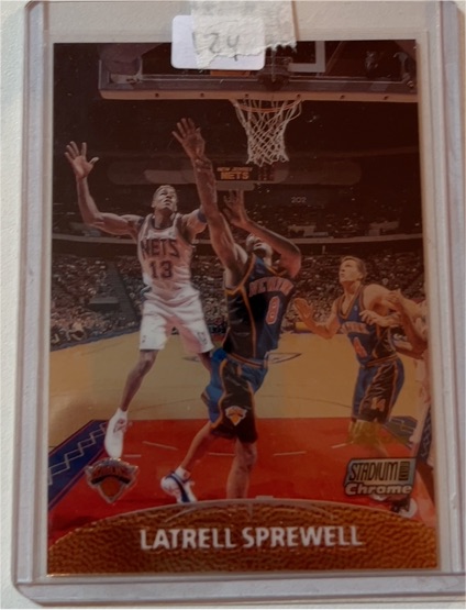 1999 Stadium Club Chrome Latrell Sprewell — front