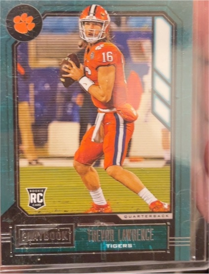 2021 Panini Chronicles Draft Picks Playbook #332 Trevor Lawrence — front