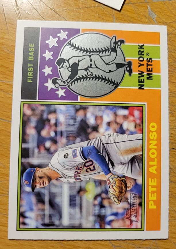 2025 Topps Heritage 1976 Player Icons #76PI-3 Pete Alonso — front