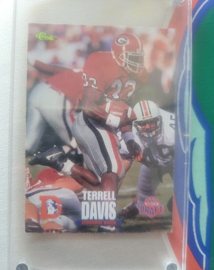 1995 Classic NFL Draft #54 Terrell Davis — front