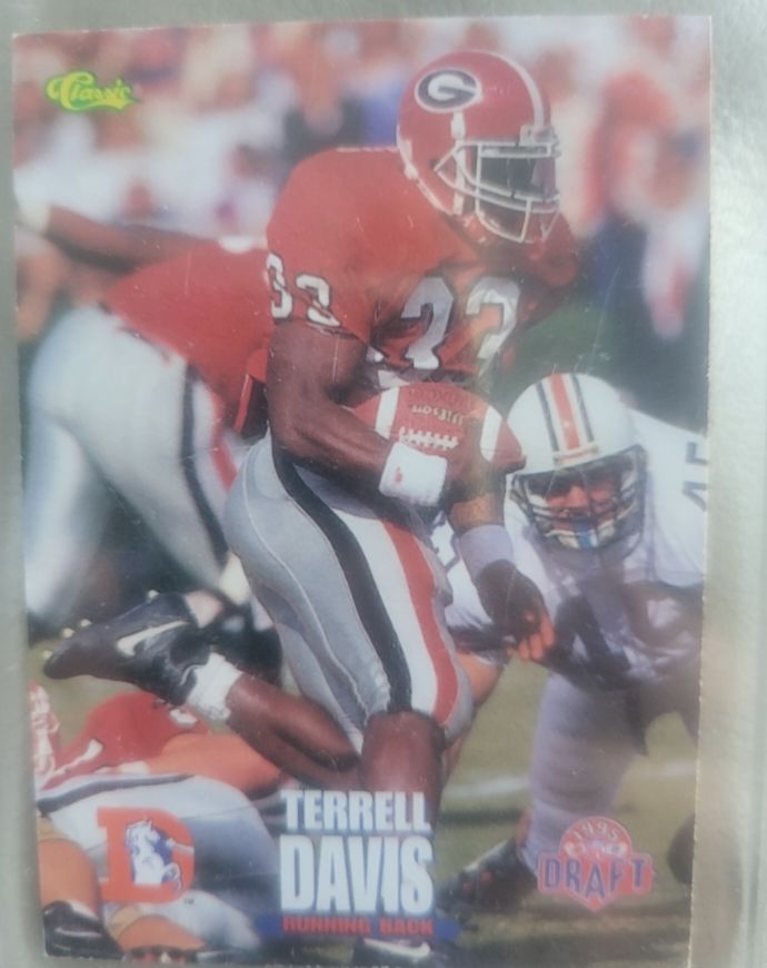 1995 Classic NFL Rookies #54 Terrell Davis — front