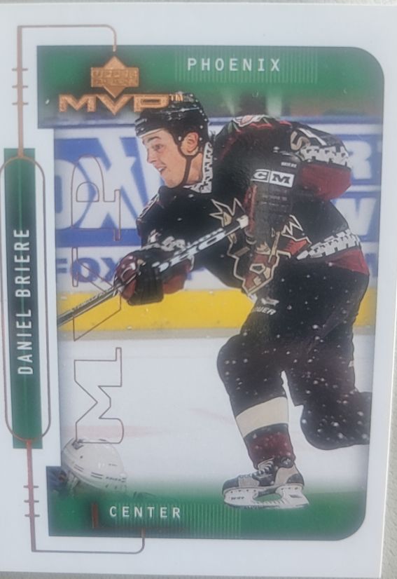 1999-00 Upper Deck MVP #162 Daniel Briere — front