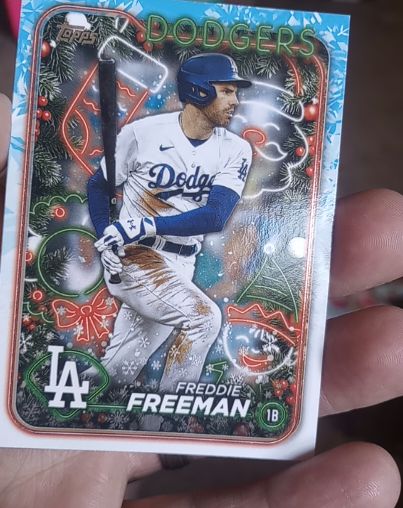 2024 Topps Holiday #H56 Freddie Freeman — front