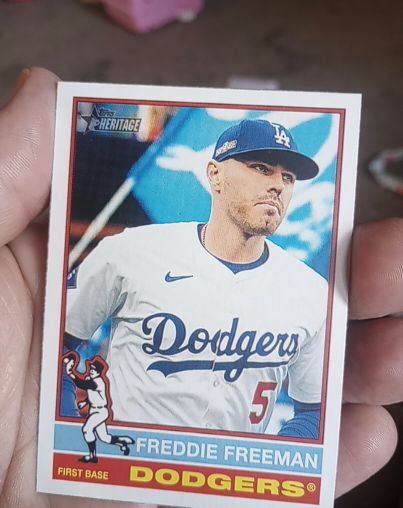 2025 Topps Heritage #206 Freddie Freeman — front