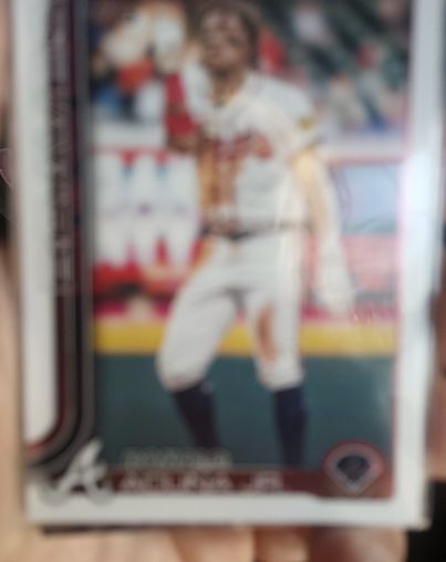 2025 Real One Bat Relic Ronald Acuna Jr. Atlanta Braves #207 — front