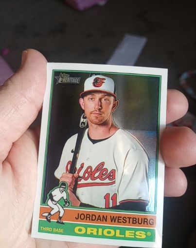 2025 Topps Heritage #438 Jordan Westburg — front