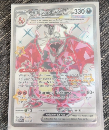 2023 Pokemon TCG Scarlet & Violet Black Star Promo #074 Charizard ex — front