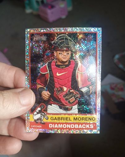 2025 Topps Heritage #498 Gabriel Moreno — front