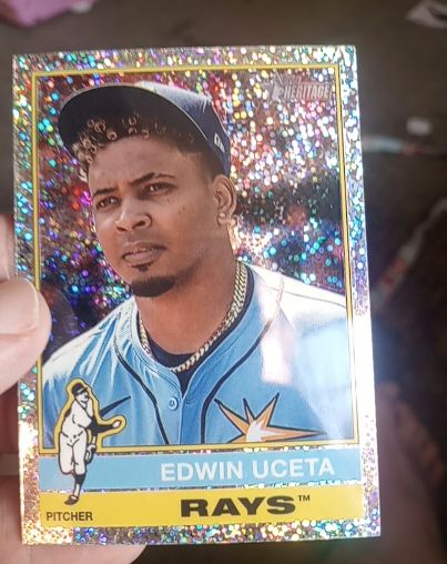 2025 Topps Heritage #390 Edwin Uceta — front