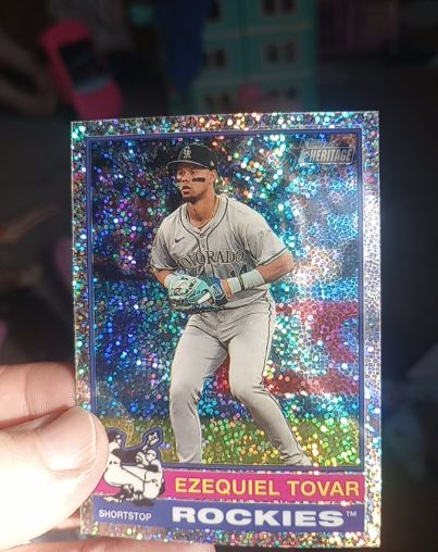 2025 Topps Heritage #14 Ezequiel Tovar — front