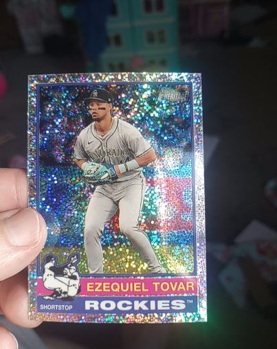 2025 Topps Heritage Chrome #14 Ezequiel Tovar — front