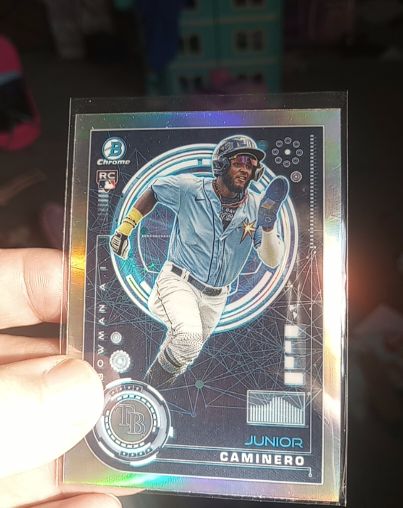 2024 Bowman Chrome #BAI-20 Junior Caminero — front