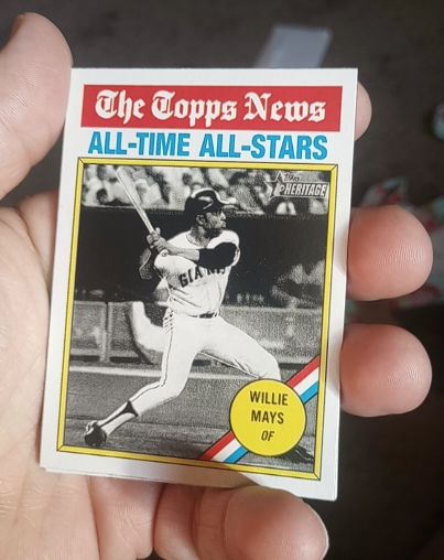 2025 Topps Heritage #341 Willie Mays — front