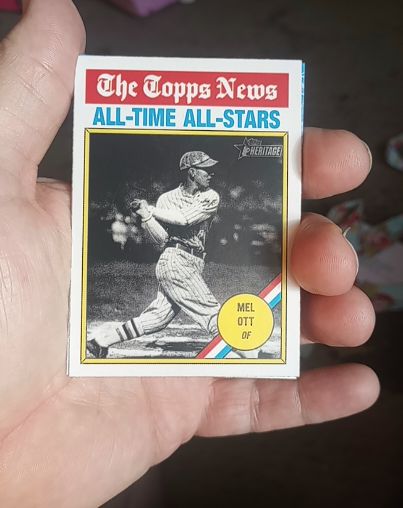 2025 Topps Heritage #348 Mel Ott — front