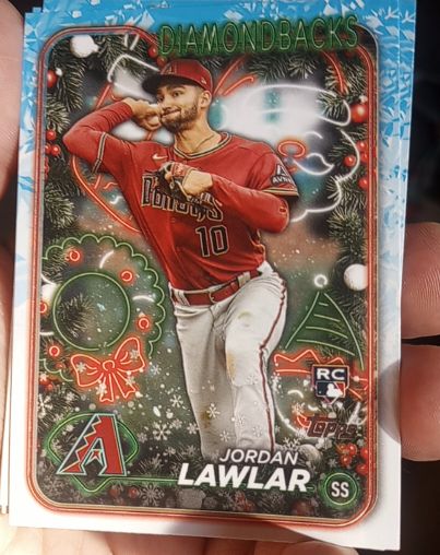 2024 Topps Holiday #H166 Jordan Lawlar — front