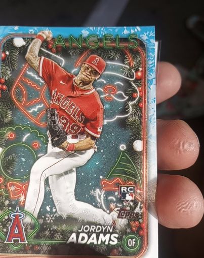 2024 Topps Holiday #H31 Jordyn Adams — front