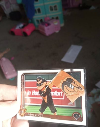 2025 Topps Series 1 Celebration Mascot #M-3 Baltimore Orioles — front