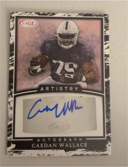 2022 SAGE Artistry #A-CW Caedan Wallace — front