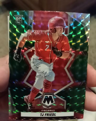 2022 Panini Mosaic RC TJ Friedl — front