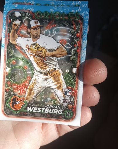 2024 Topps Holiday #H29 Jordan Westburg — front