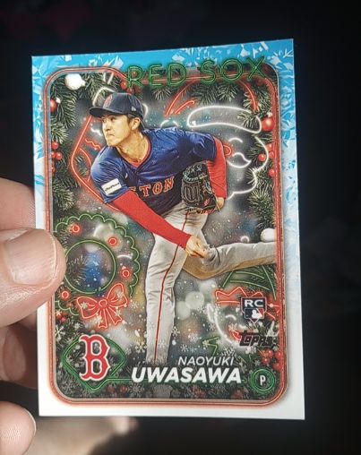 2024 Topps Holiday #H37 Naoyuki Uwasawa — front