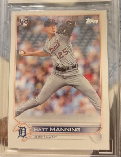 2022 Topps Series 1 #31 Matt Manning — front