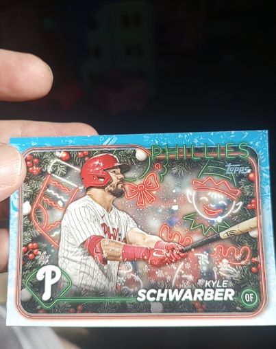 2024 Topps Holiday #H65 Kyle Schwarber — front