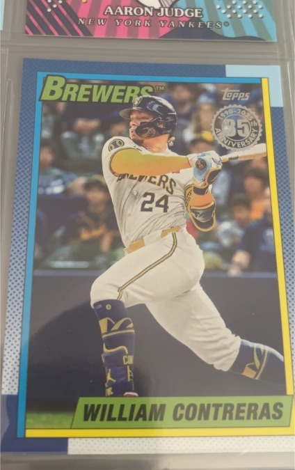 2025 Topps Series 2 #90B2-17 William Contreras — front