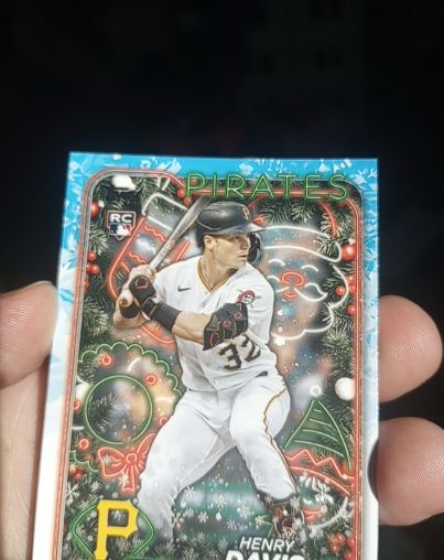 2024 Topps Holiday #H187 Henry Davis — front