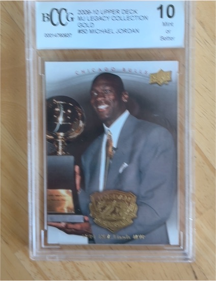 2009-10 Upper Deck MJ Legacy Collection Gold #50 Michael Jordan — front