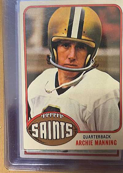 1976 Topps #485 Archie Manning — front