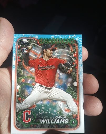 2024 Topps Holiday #H173 Gavin Williams — front