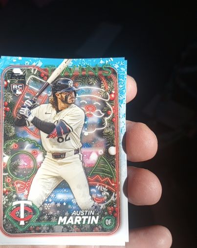 2024 Topps Holiday #H67 Austin Martin — front