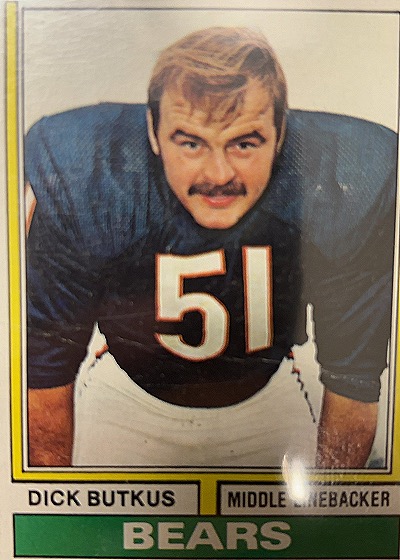 1974 Topps #230 Dick Butkus — front