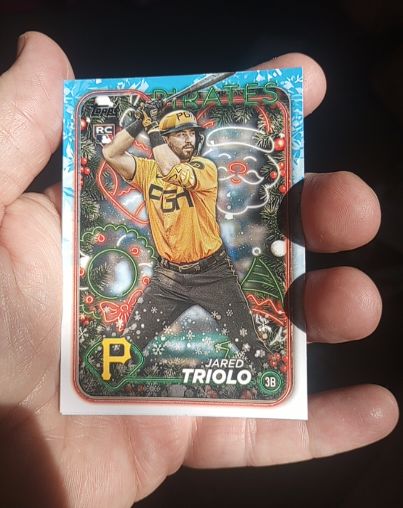 2024 Topps Holiday #H188 Jared Triolo — front