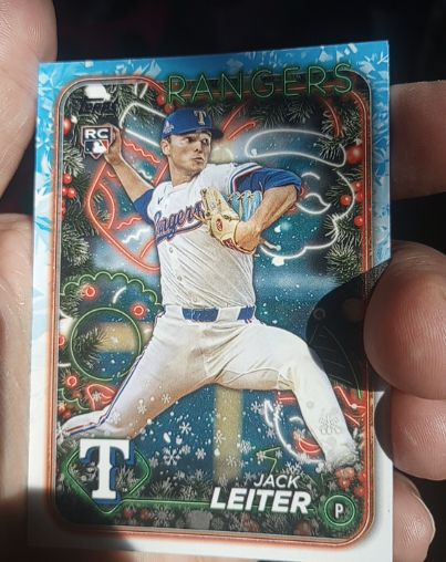 2024 Topps Holiday #H155 Jack Leiter — front