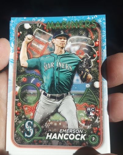 2024 Topps Holiday #H197 Emerson Hancock — front