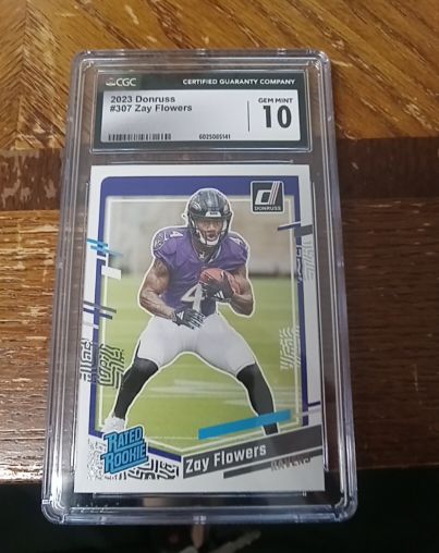 2023 Donruss #307 Zay Flowers — front