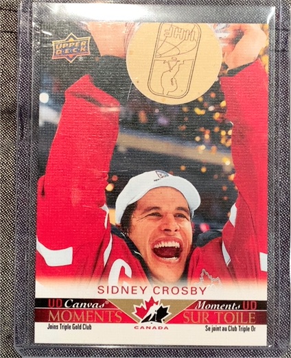 2021-22 Upper Deck Tim Hortons Team Canada Canvas Moments #CM-1 Sidney Crosby — front