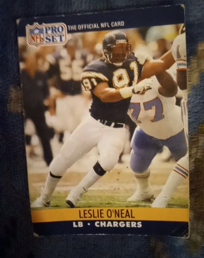 1990 Pro Set #632 Leslie O'Neal — front