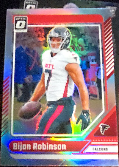 2024 Donruss Optic #8 Bijan Robinson — front